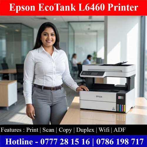 Epson L6460 Printer Price in Sri Lanka (2026) | Epson EcoTank L6460 Wi-Fi All-in-One Printer Epson L6460 Printer Price in Sri Lanka (2026) | Epson EcoTank L6460 Wi-Fi All-in-One Printer